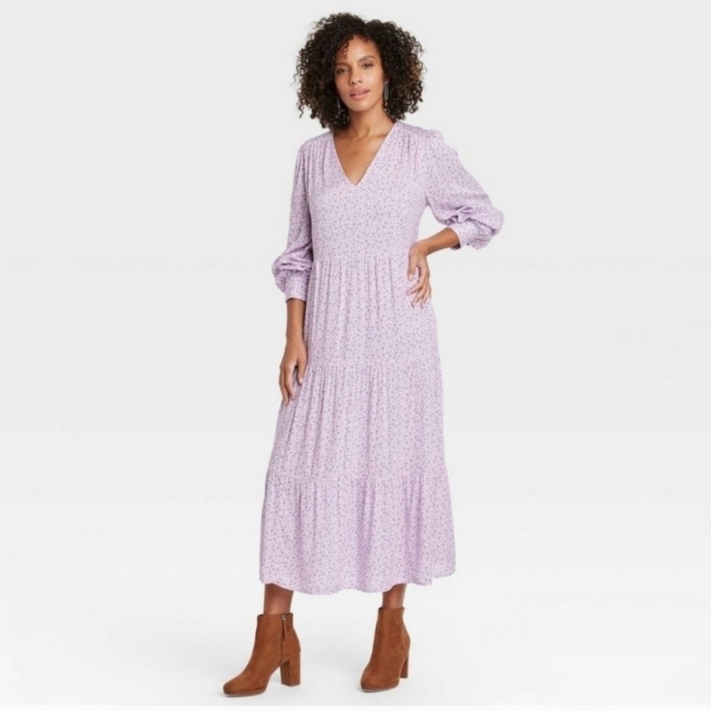 A NEW DAY (Target) long sleeve boho maxi dress.